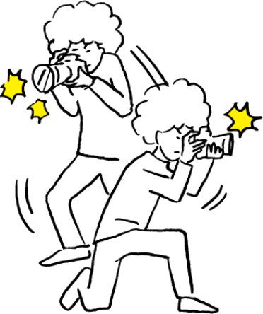 魅力的に見せる写真