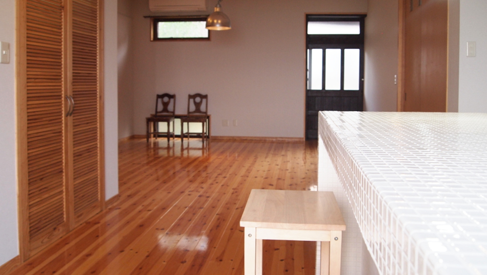 ダイニングとリビング（LDK21.8帖）